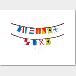 St Croix Nautical Flags Posters and Art